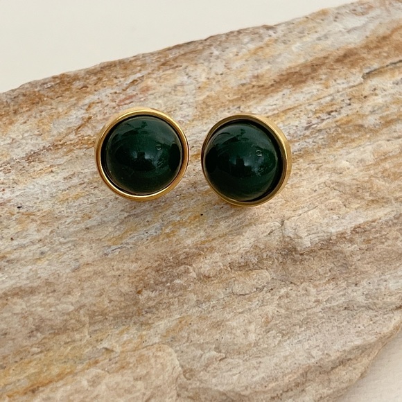 Boho Chic Colorful Stud Earring Set of Five - Artsy Colorful Stud Earrings - Picture 6 of 16